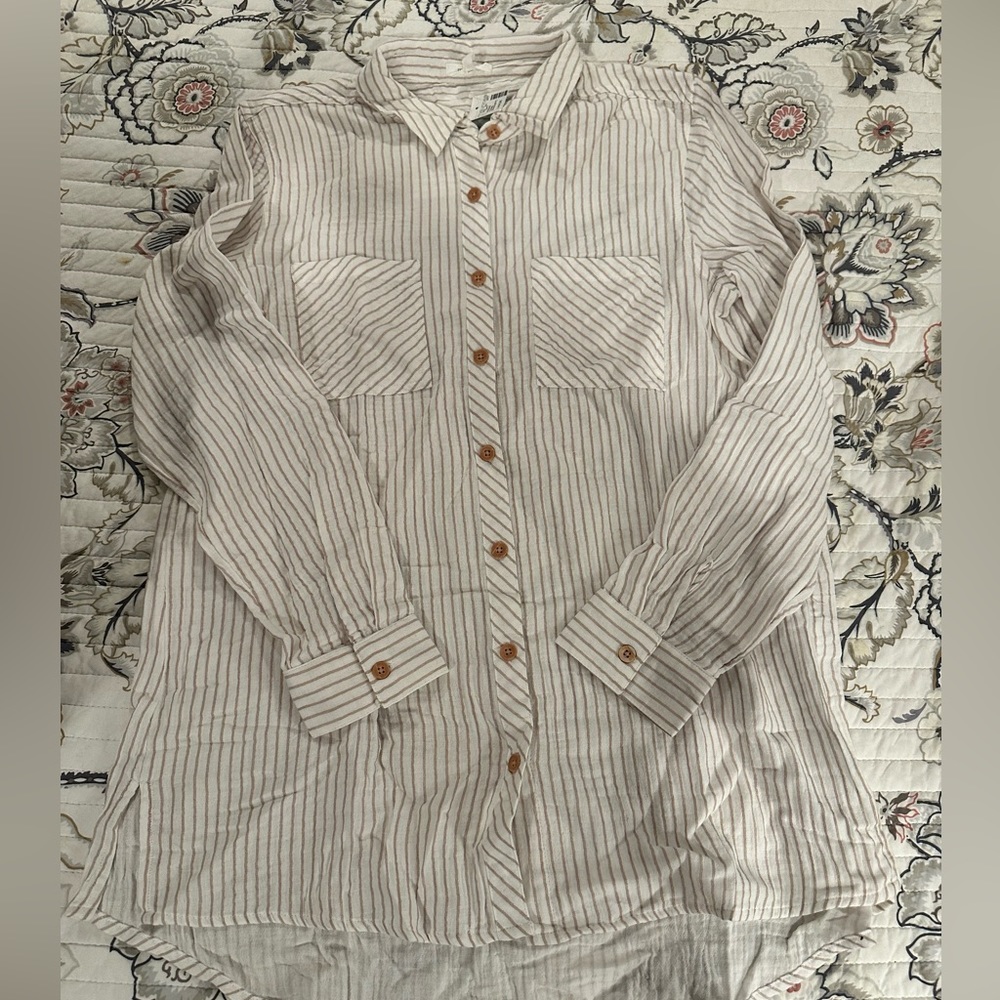 Maurice’s Long Length Button Up